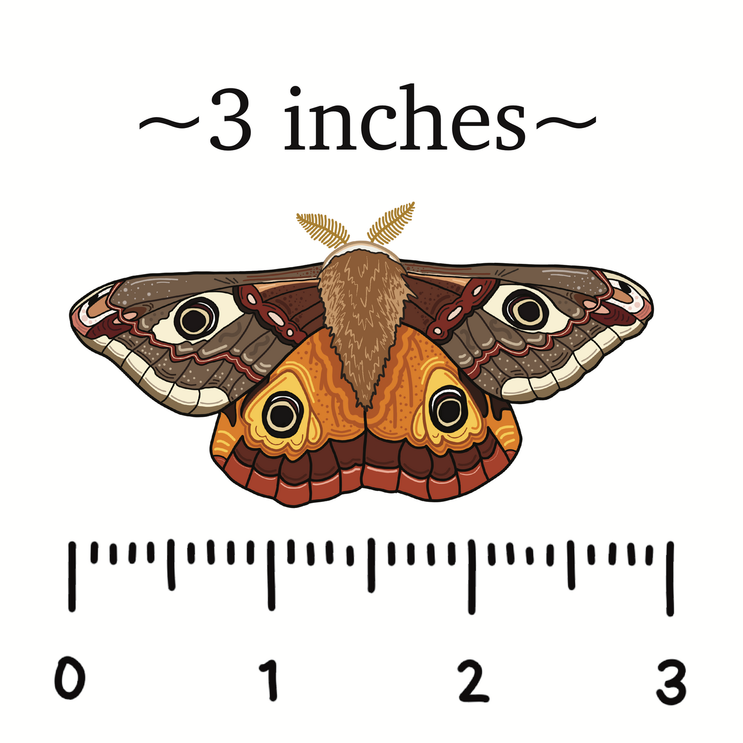 Moth Sticker